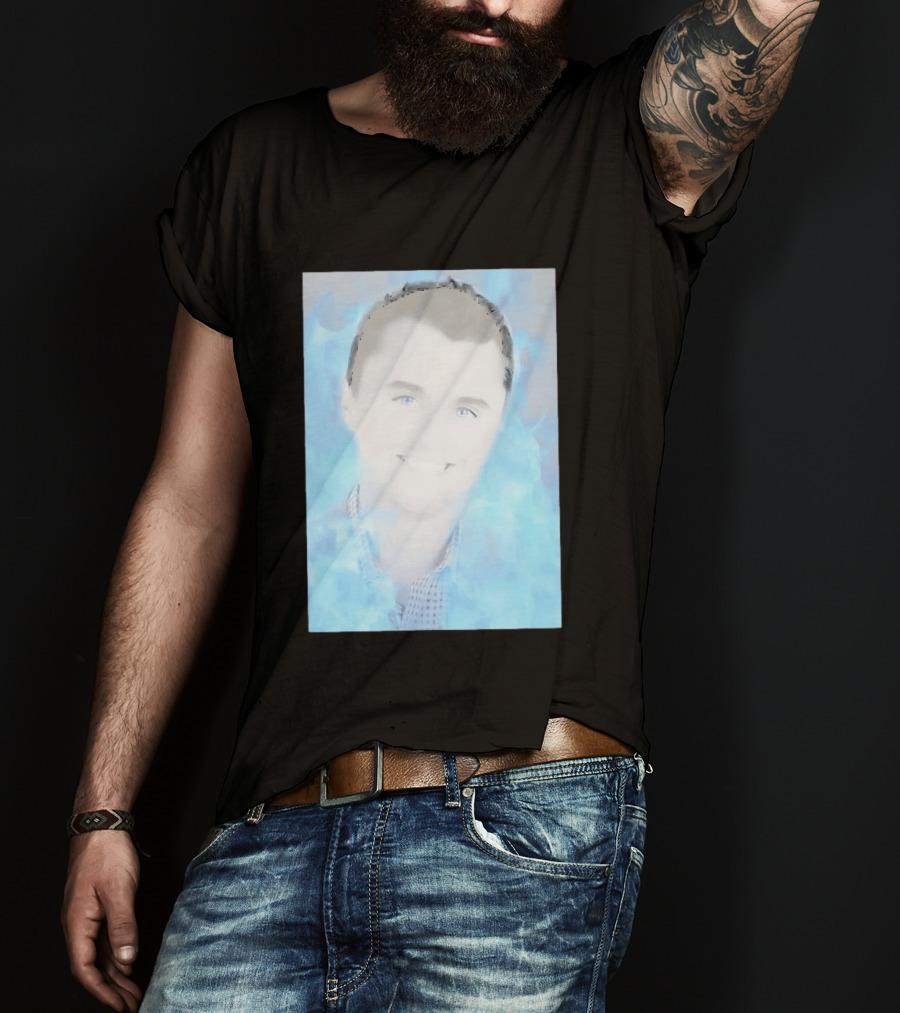 Charlie Kirk Turning Point USA Conservative Blue Aura T-Shirt