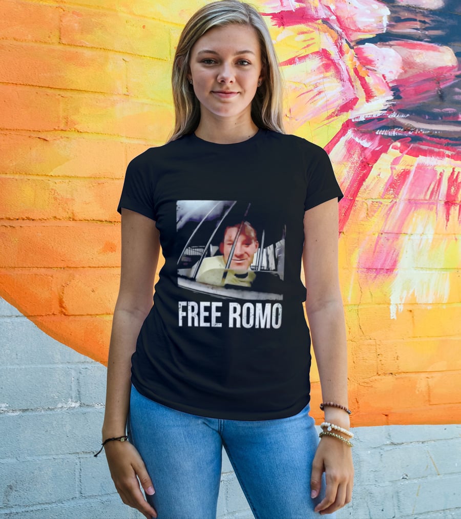 FREE ROMO Football Quarterback Prison Bars T-Shirt