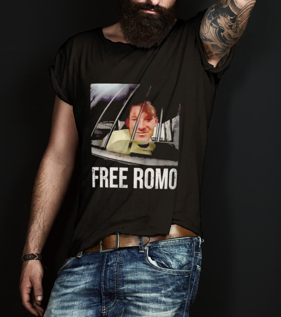 FREE ROMO Football Quarterback Prison Bars T-Shirt