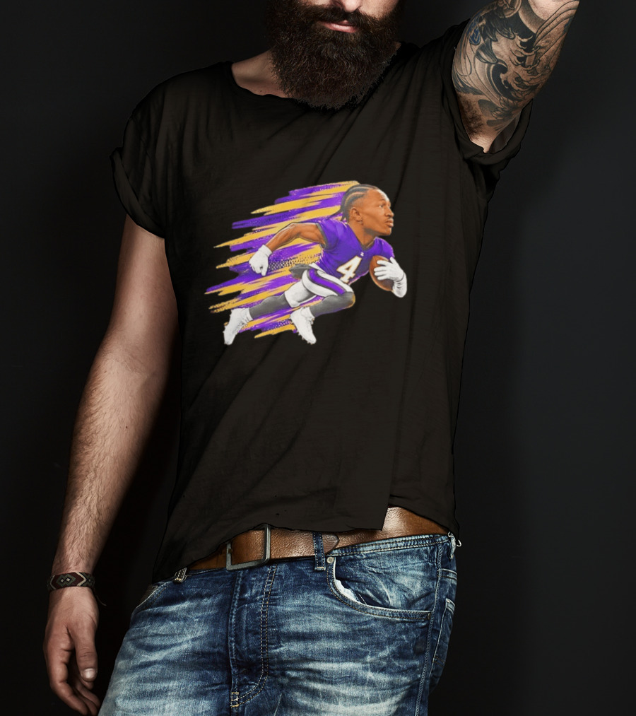 Baltimore Ravens Zay Flowers Run 4 Run NFL Cartoon T-Shirt
