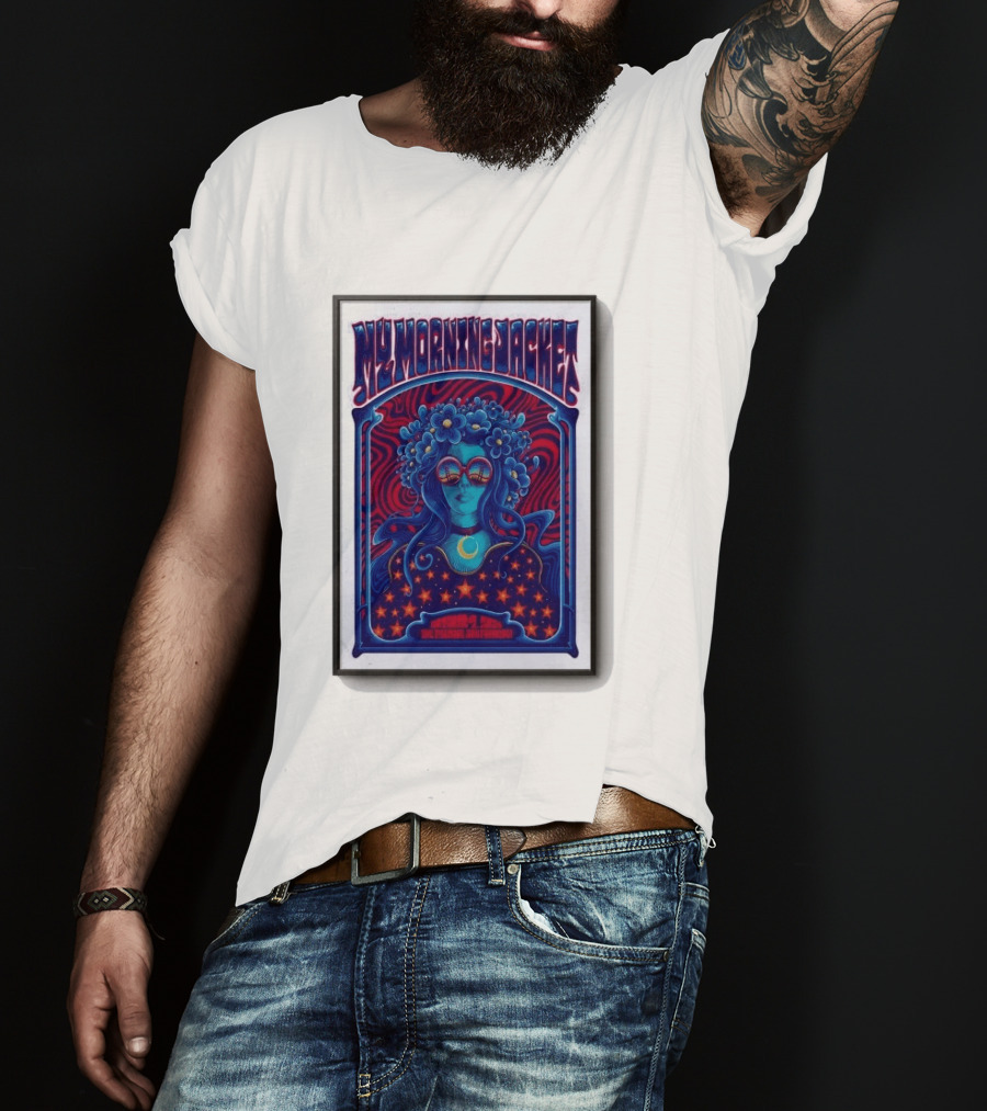My Morning Jacket San Francisco October 9 2026 Psychedelic Floral Woman T-Shirt