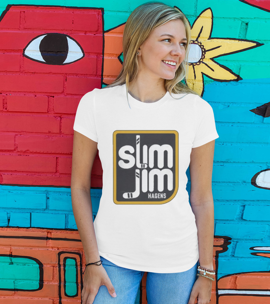 Hagens Slim Jim Hockey Stick Visual T-Shirt