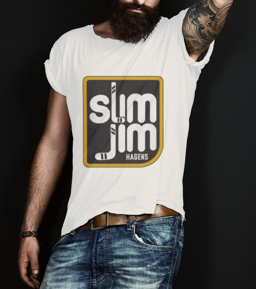 Hagens Slim Jim Hockey Stick Visual T-Shirt