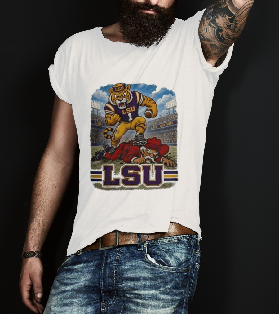LSU Tigers Victory Over Ole Miss Rebels 2026 Football Rivalry T-Shirt