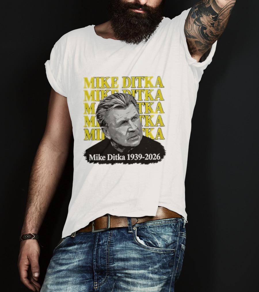 Mike Ditka Da Coach Chicago Bears 1939 2023 In Loving Memory T-Shirt