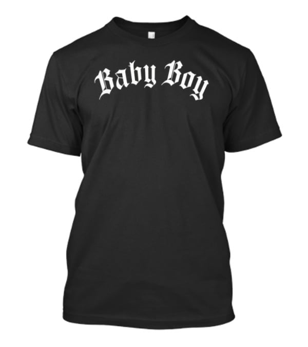 A Reece Store Baby Boy Crop Top Gothic Font T-Shirt