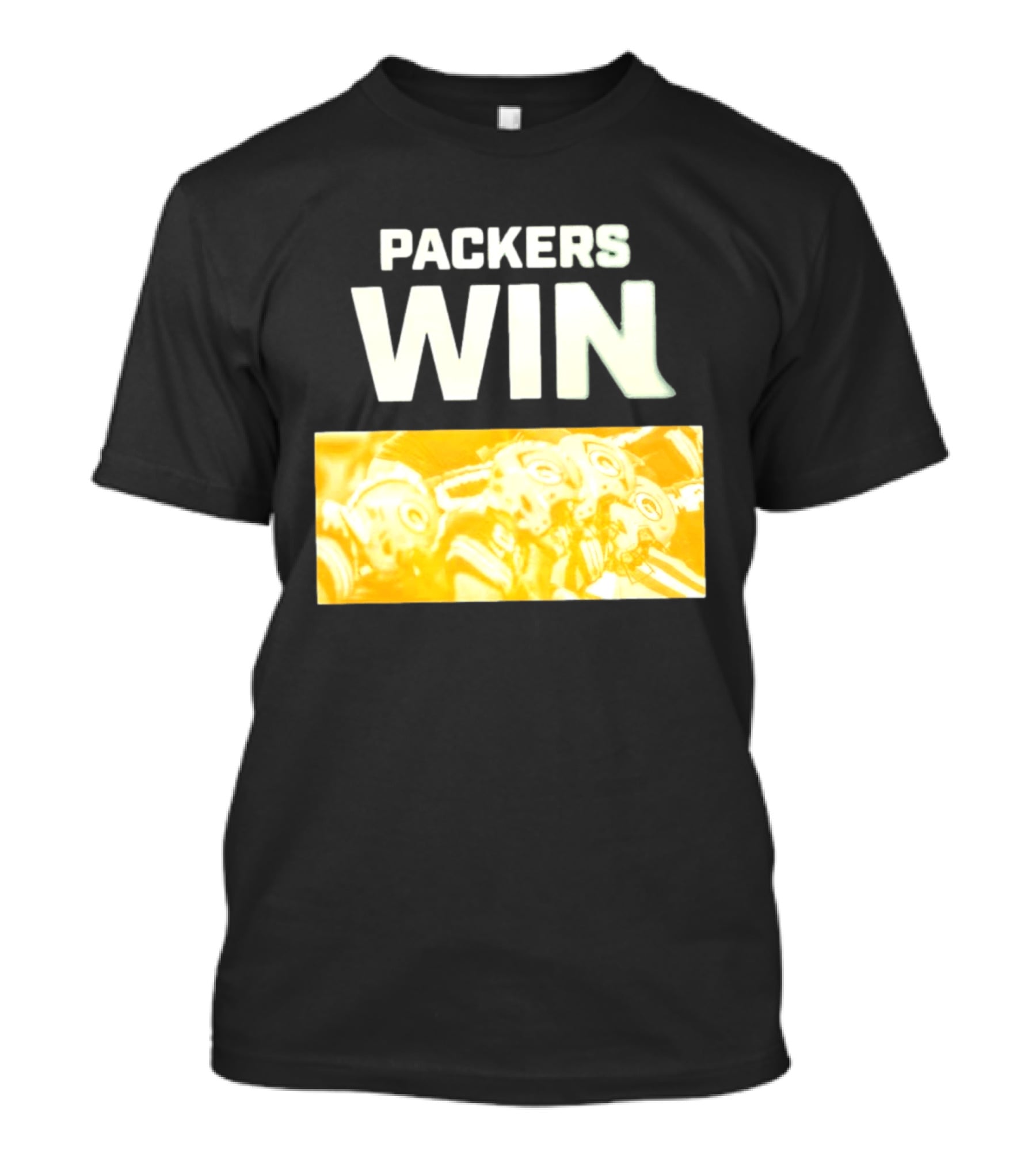 Packers Win Football Helmets Celebration T-Shirt