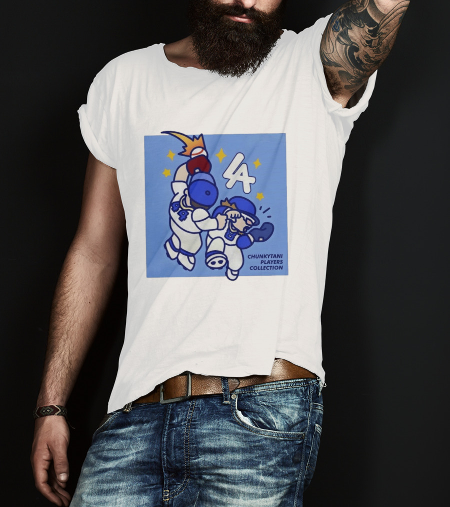 Chunkytani Players Collection LA 44 Baseball Los Angeles T-Shirt