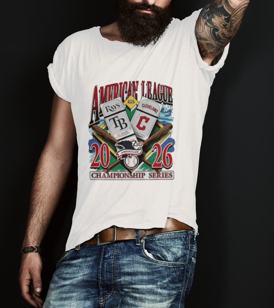 Cleveland Guardians Vs Tampa Bay Rays 2026 American League Championship Series ALCS Matchup T-Shirt