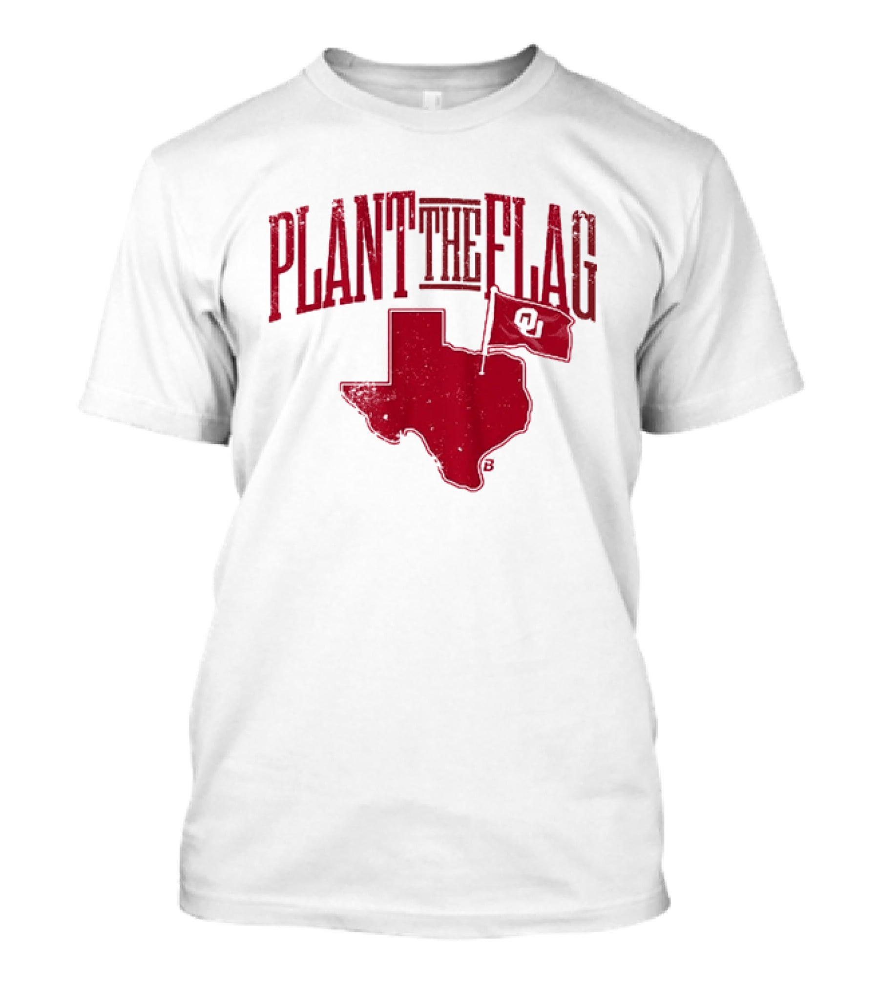 Oklahoma Sooners Football Plant The Flag OU Texas Rivalry T-Shirt
