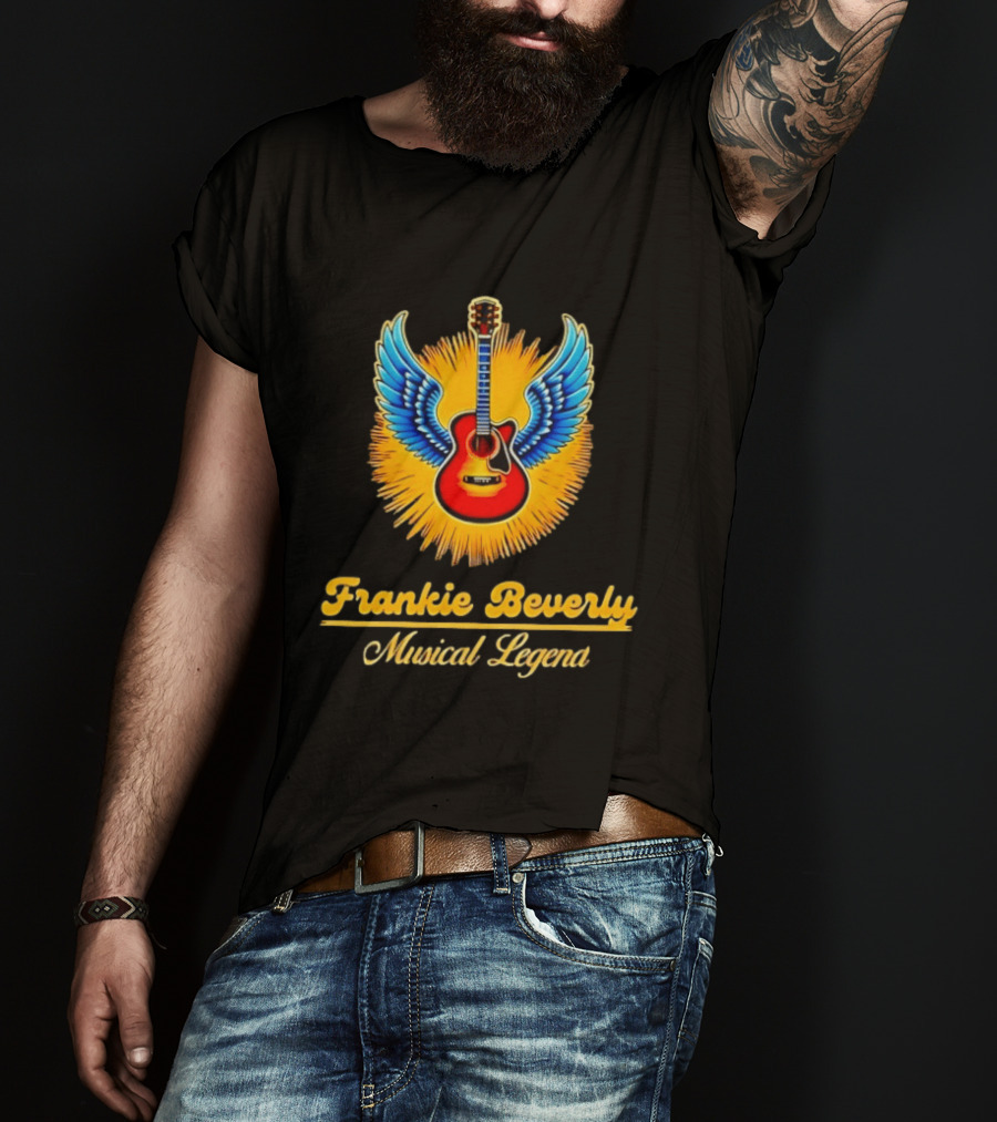Frankie Beverly Musical Legend Guitar With Wings T-Shirt