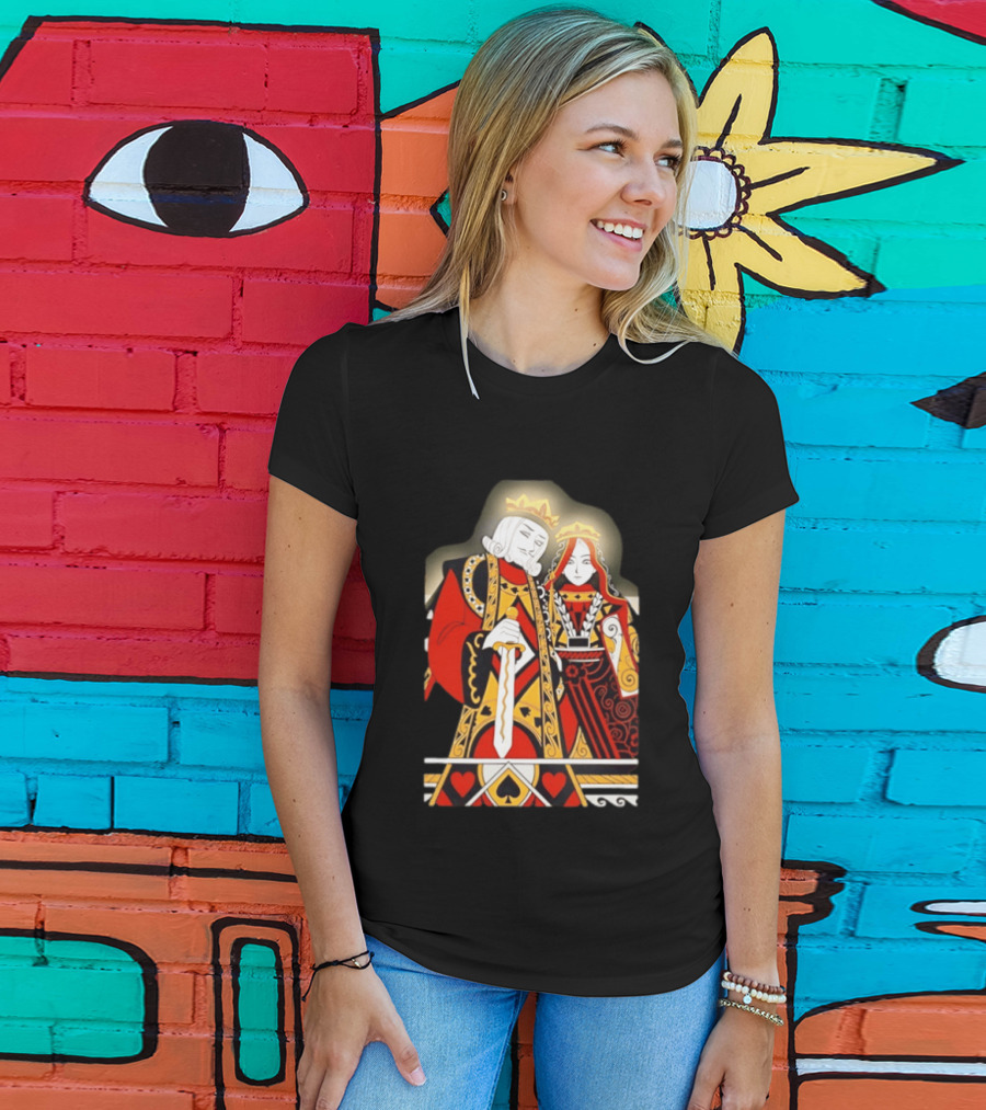 King And Queen Playing Card T-Shirt