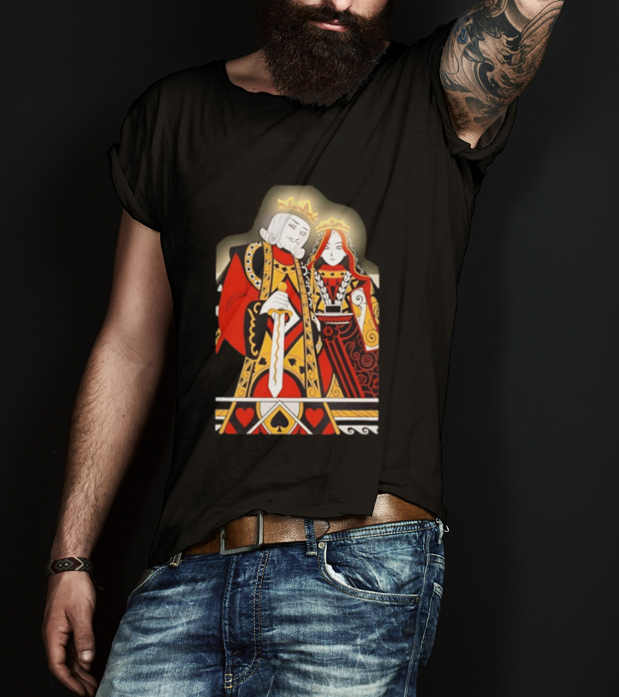 King And Queen Playing Card T-Shirt