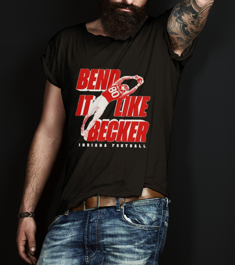 Indiana Football Bend It Like Becker T-Shirt