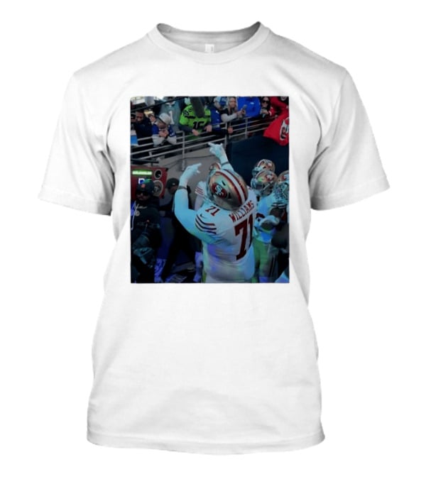 San Francisco 49ers Trent Williams No 71 Game Day Celebration T-Shirt