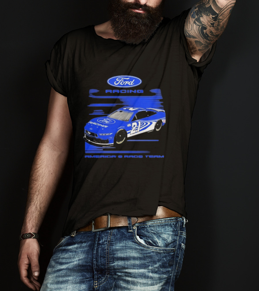 Ford Racing Nascar 21 America's Race Team T-Shirt