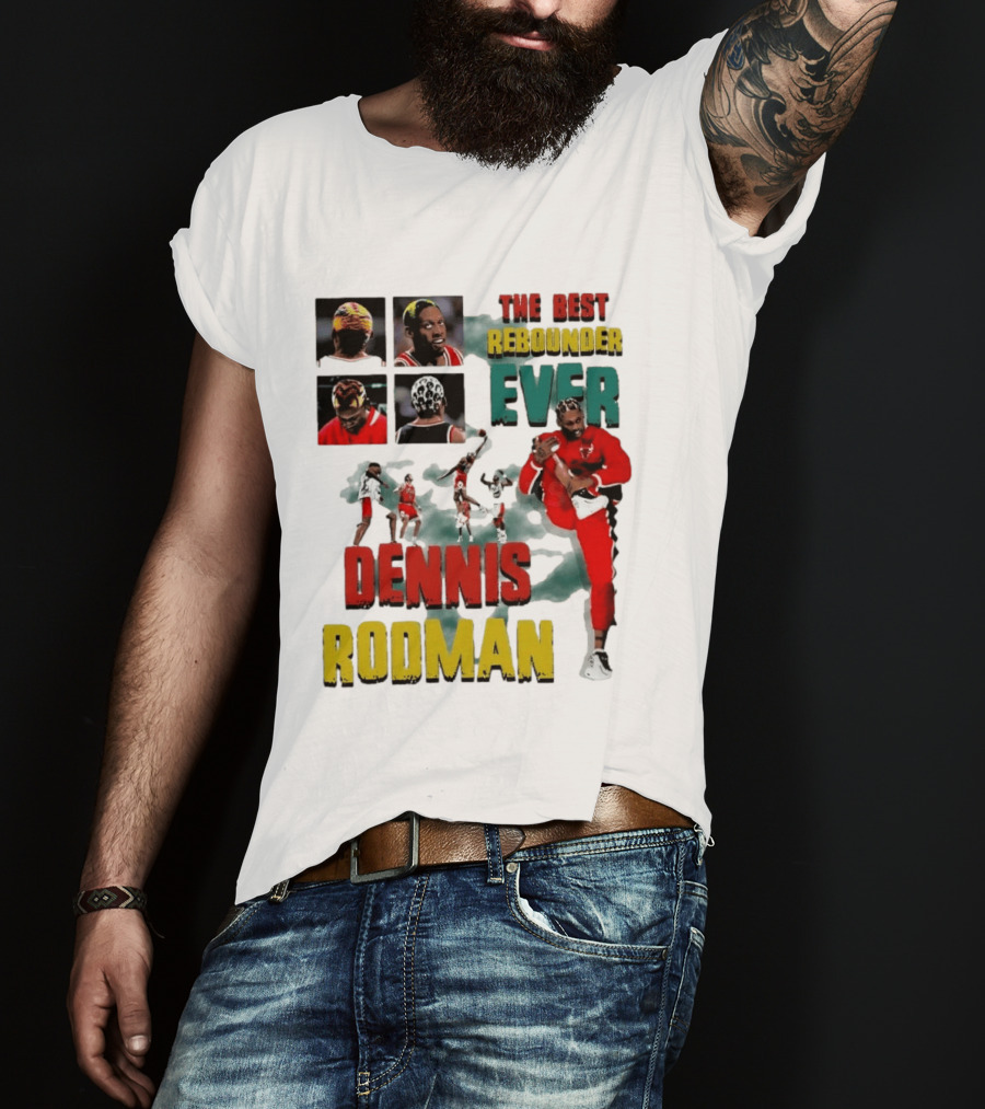 Dennis Rodman The Best Rebounder Ever Chicago Bulls Legend T-Shirt