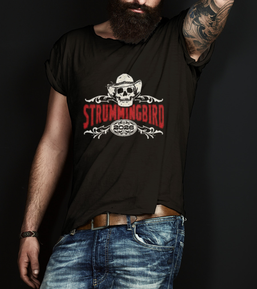 Strummingbird Skull Tour 2026 T-Shirt