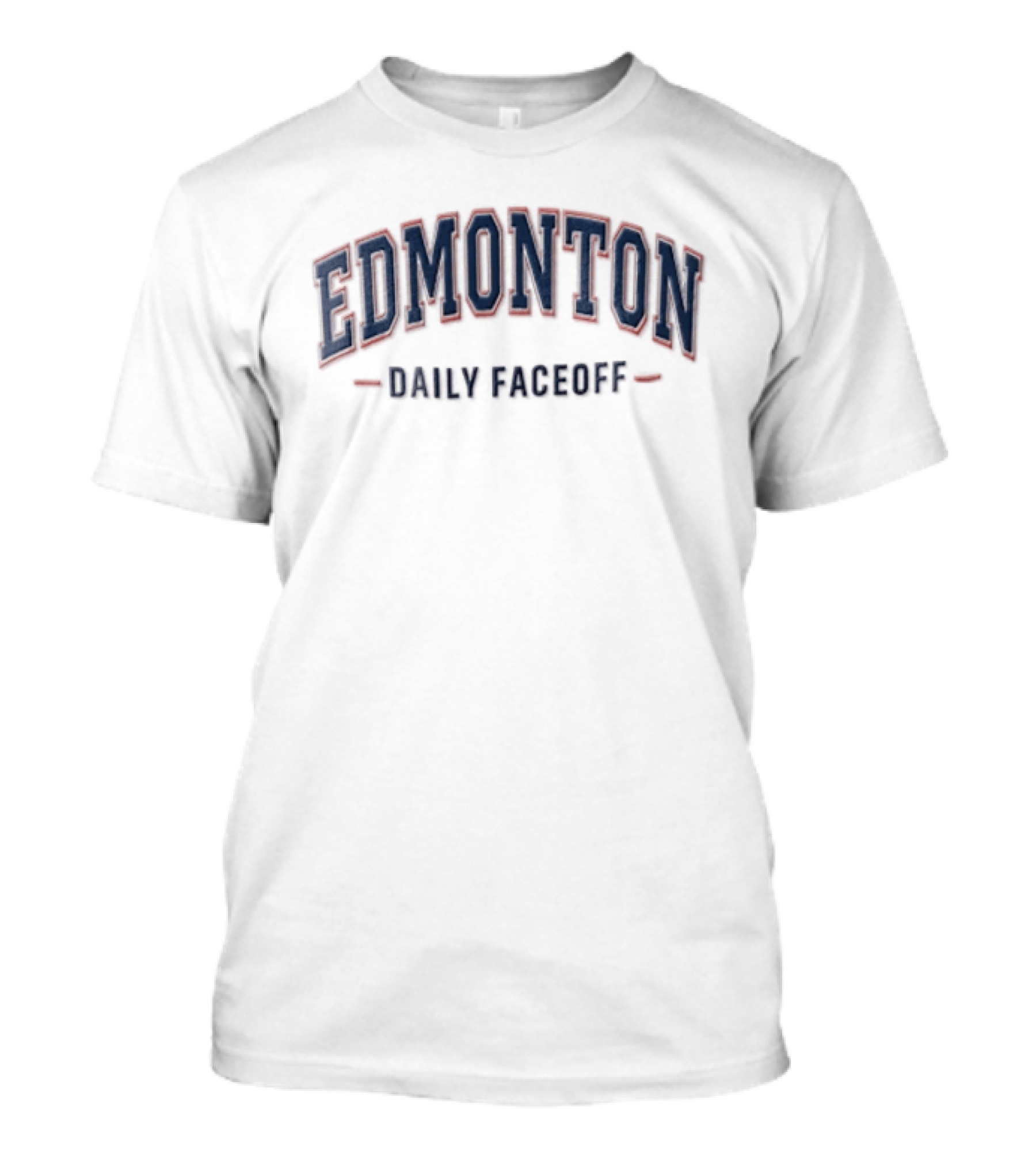 Edmonton Oilers Daily Faceoff Arched Sports T-Shirt