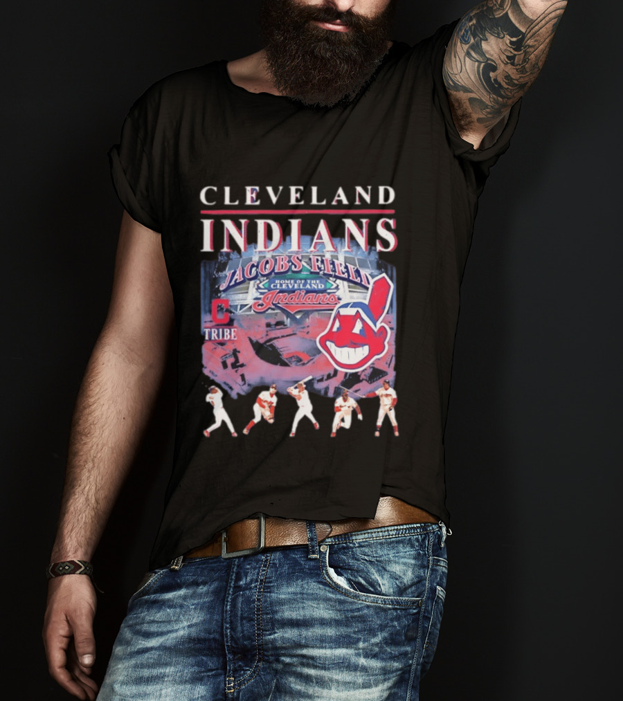 Cleveland Indians Jacobs Field Tribe Home Of The Indians T-Shirt