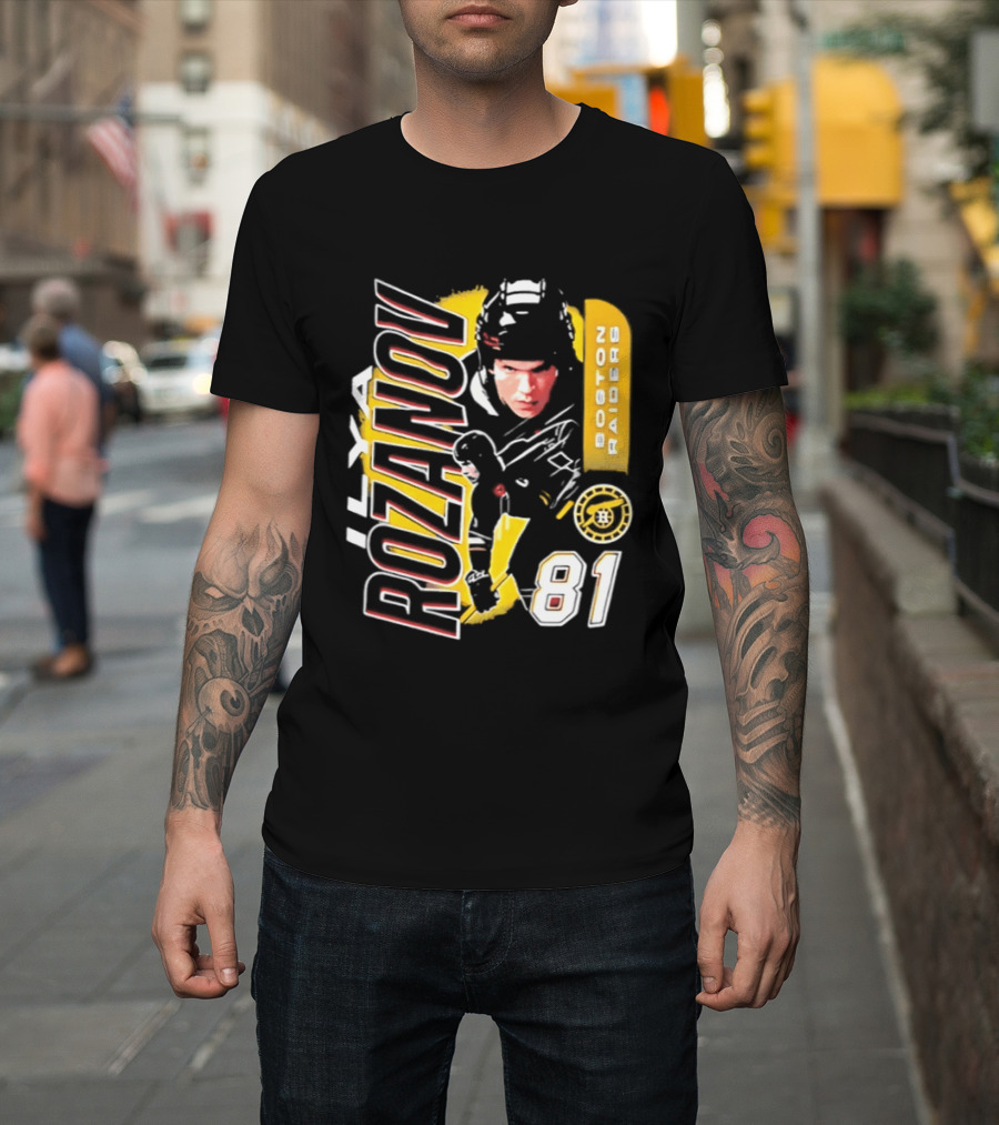 Rozanov Boston Raiders Hockey 81 T-Shirt
