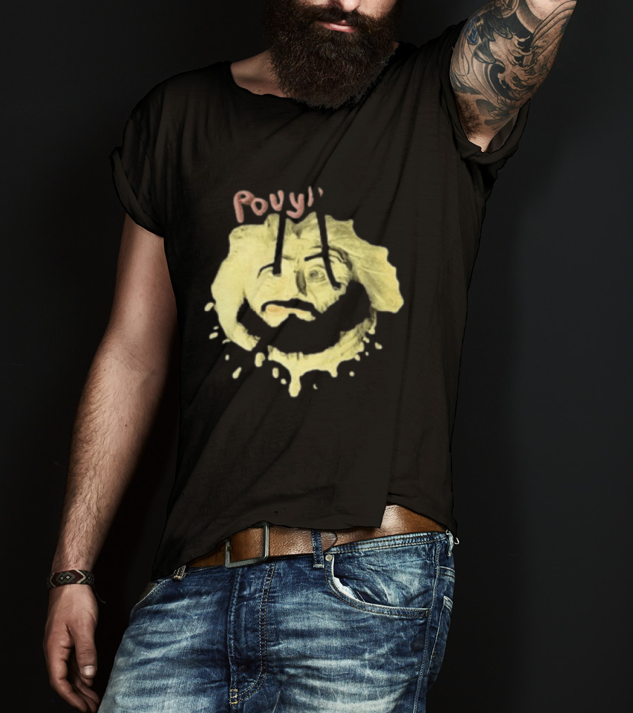 Pouya Clay Melted Smiley Face T-Shirt