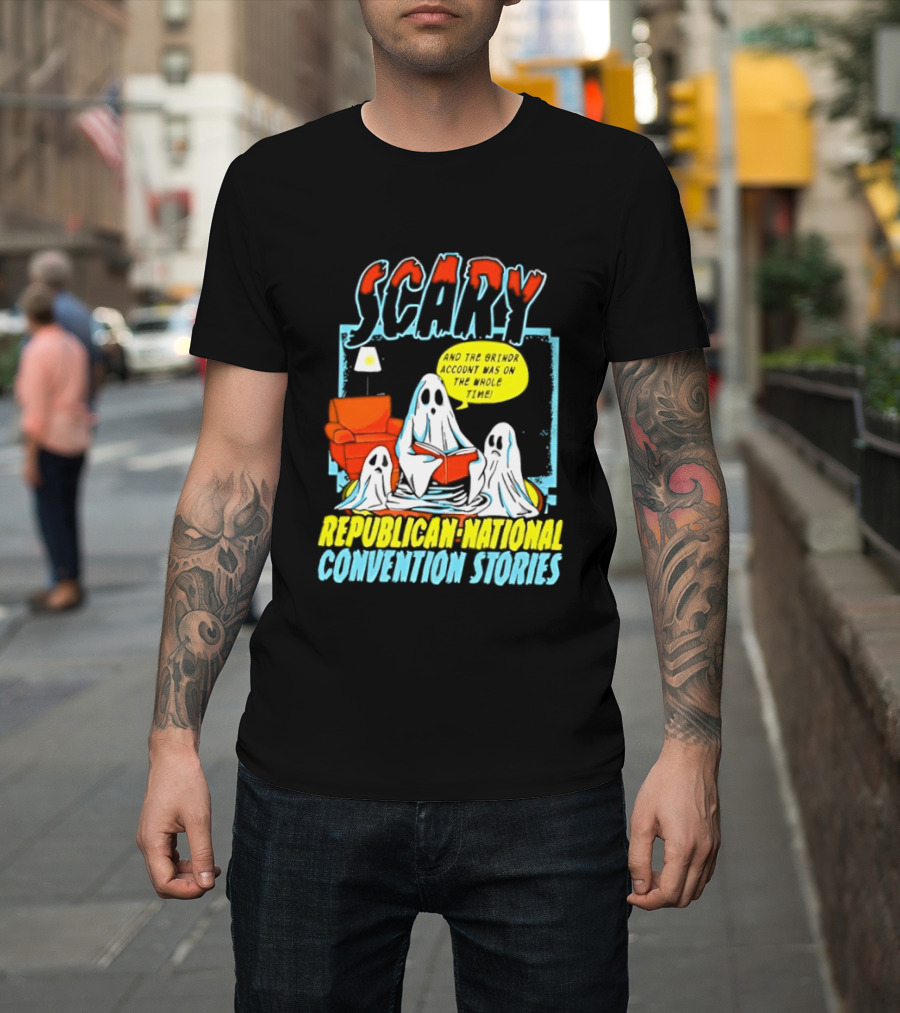 Scary Republican National Convention Stories Ghosts Reading Tales T-Shirt