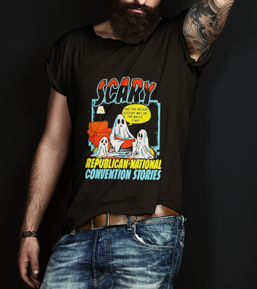 Scary Republican National Convention Stories Ghosts Reading Tales T-Shirt