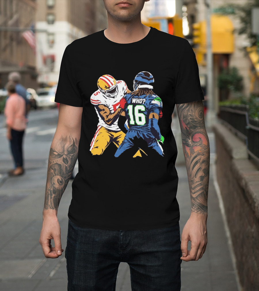 New King Who Dis Football 49ers Vs Seahawks Clash T-Shirt