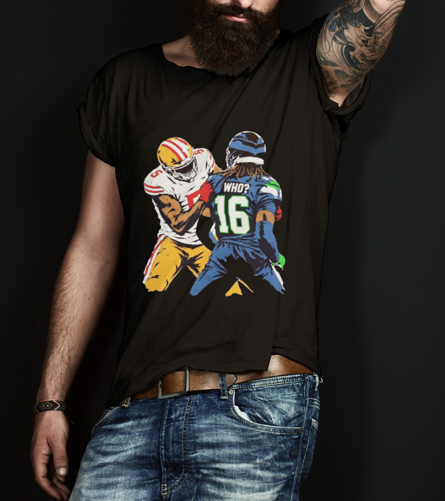 New King Who Dis Football 49ers Vs Seahawks Clash T-Shirt