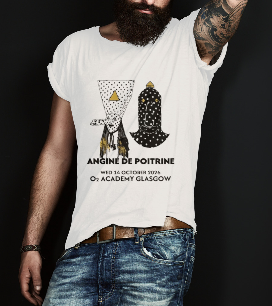 Angine De Poitrine O2 Academy Glasgow October 14 2026 T-Shirt