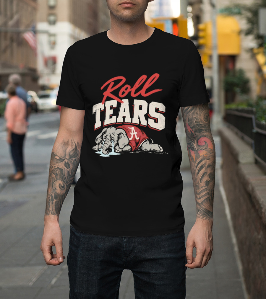 Alabama Crimson Tide Roll Tears Elephant T-Shirt