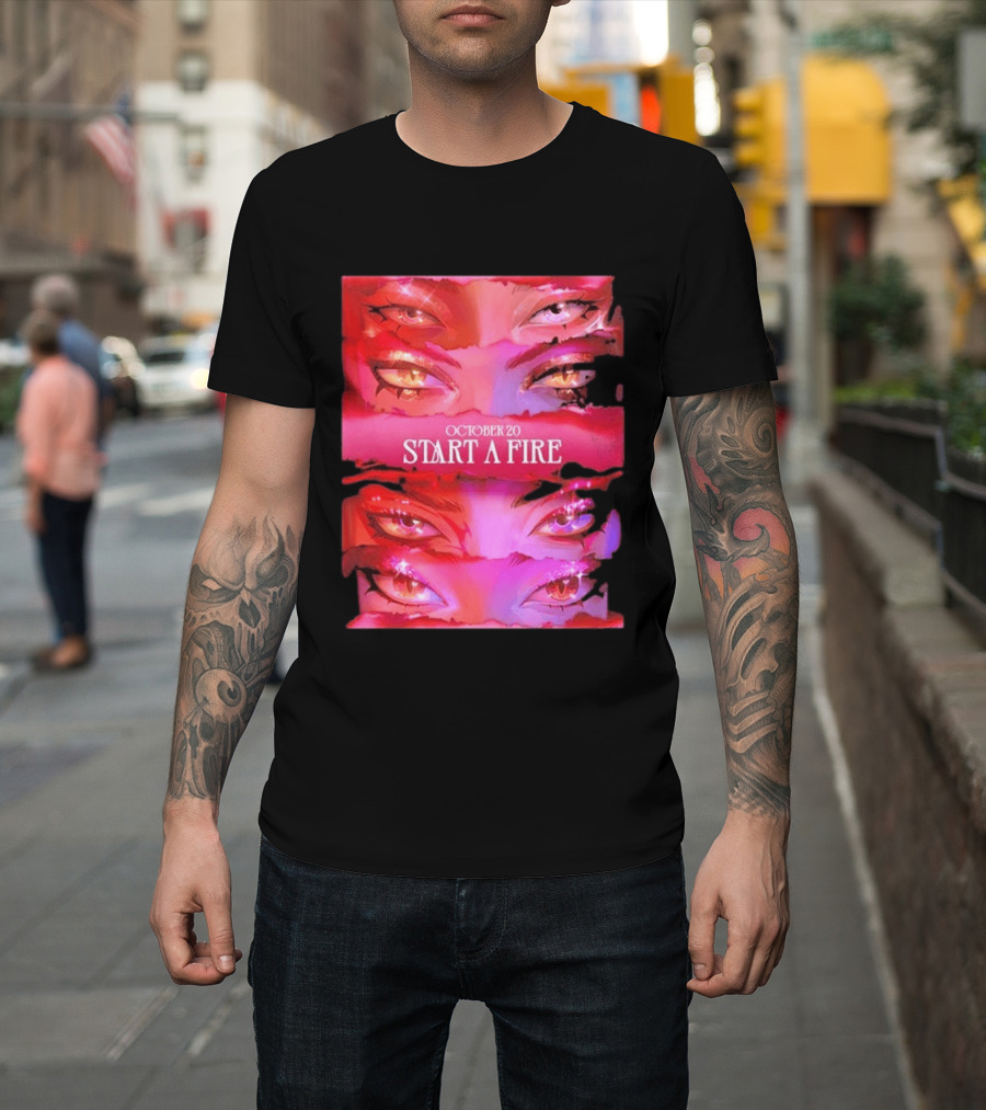 KDA League Of Legends Start A Fire October 20 2026 T-Shirt