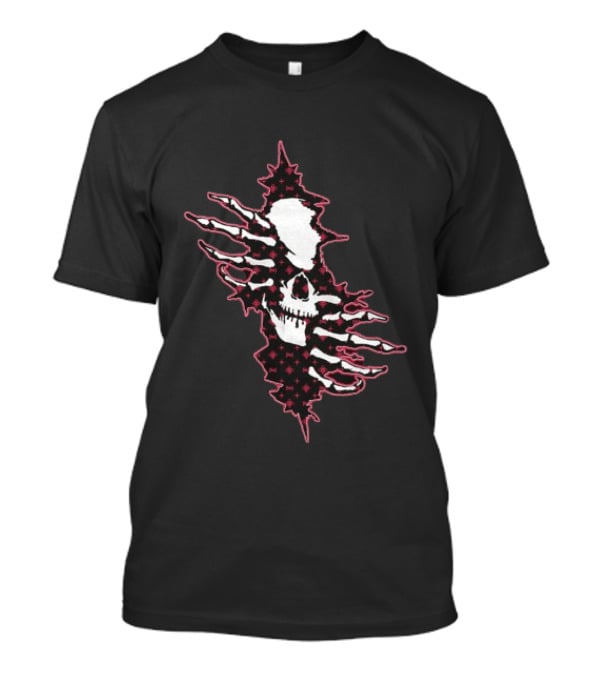 Hollowsquad Ripped Skull Patch T-Shirt