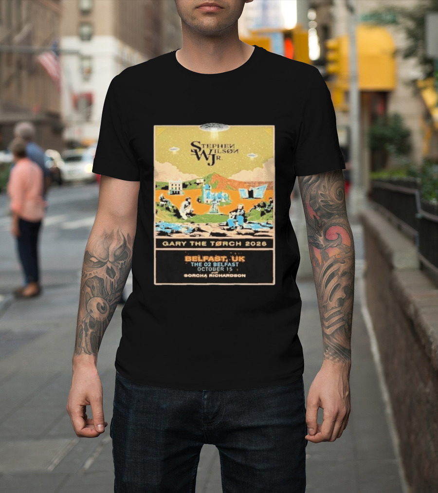 Stephen Wilson Jr Belfast UK Event 2026 The O2 Belfast October 15 Featuring Sorcha Richardson T-Shirt