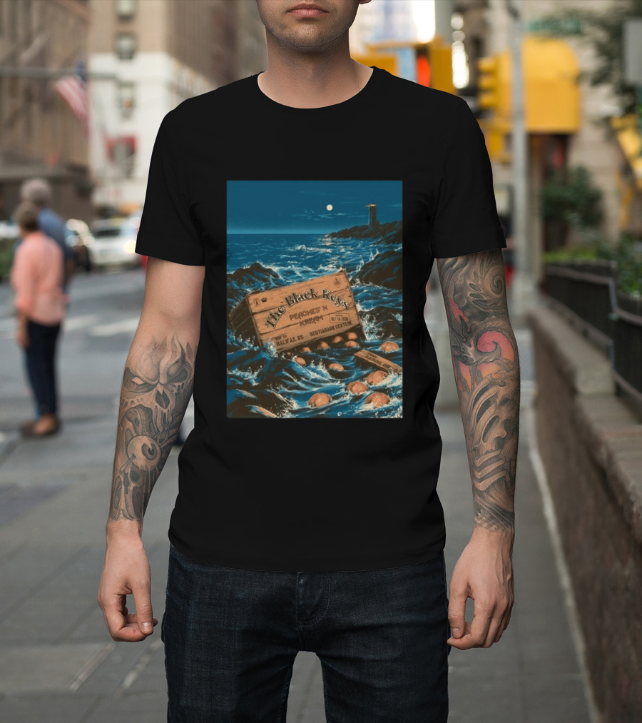The Black Keys Peaches N Kream 2026 Halifax Concert Oct 14 Scotiabank Centre T-Shirt