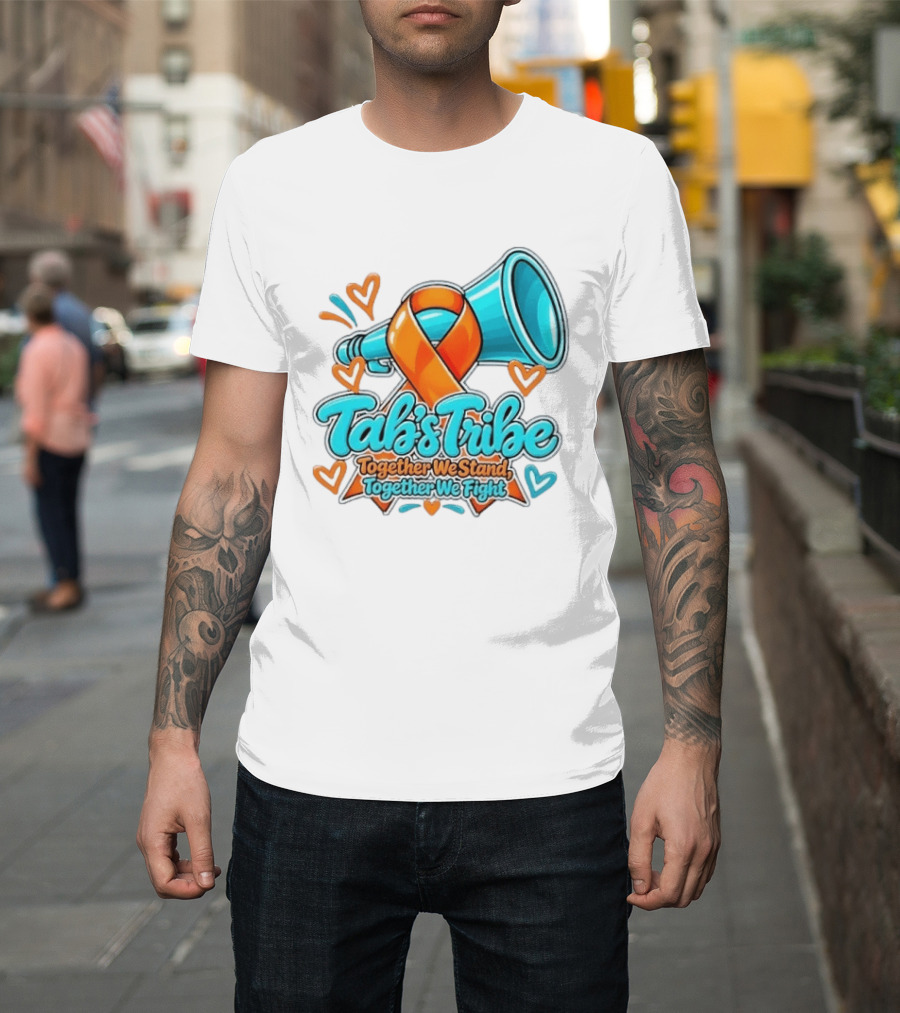 Tab's Tribe Orange Ribbon Together We Stand Fight T-Shirt