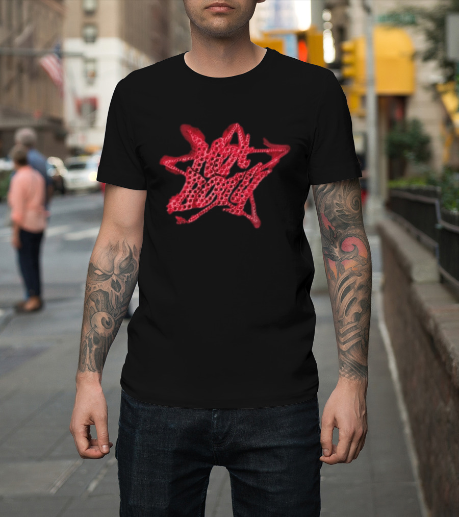 Ayra Starr Red Star Pattern Hot Body T-Shirt