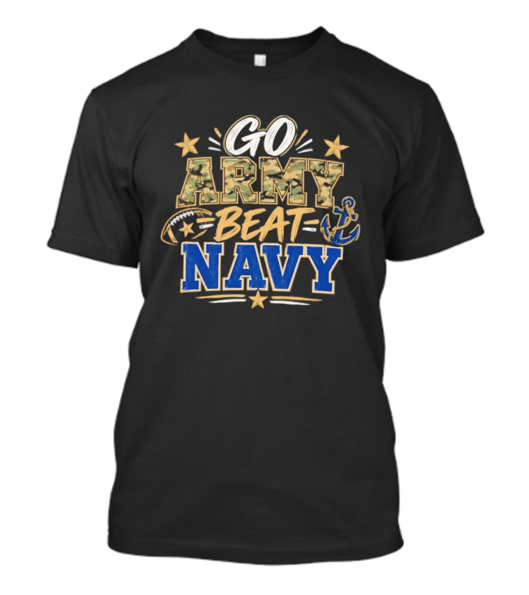Go Army Beat Navy Stars And Anchor Rivalry T-Shirt