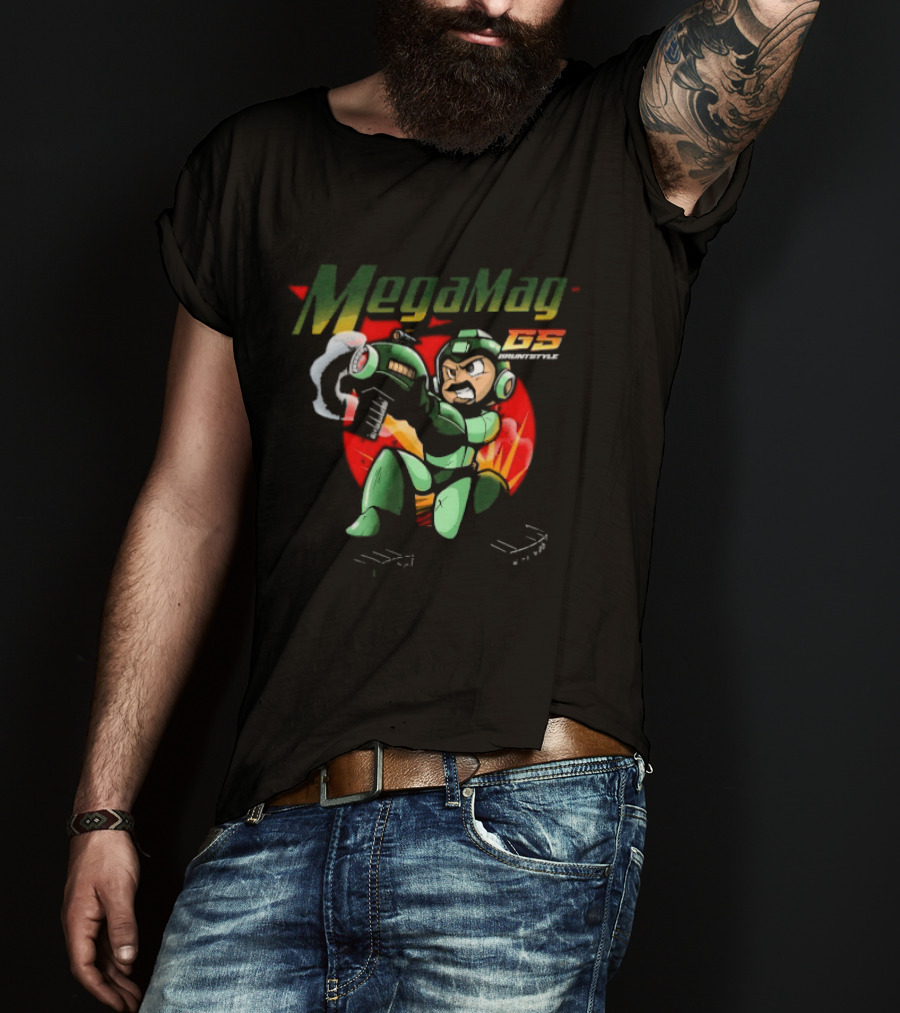 MegaMag 05 Captain's Retro Action Adventure T-Shirt