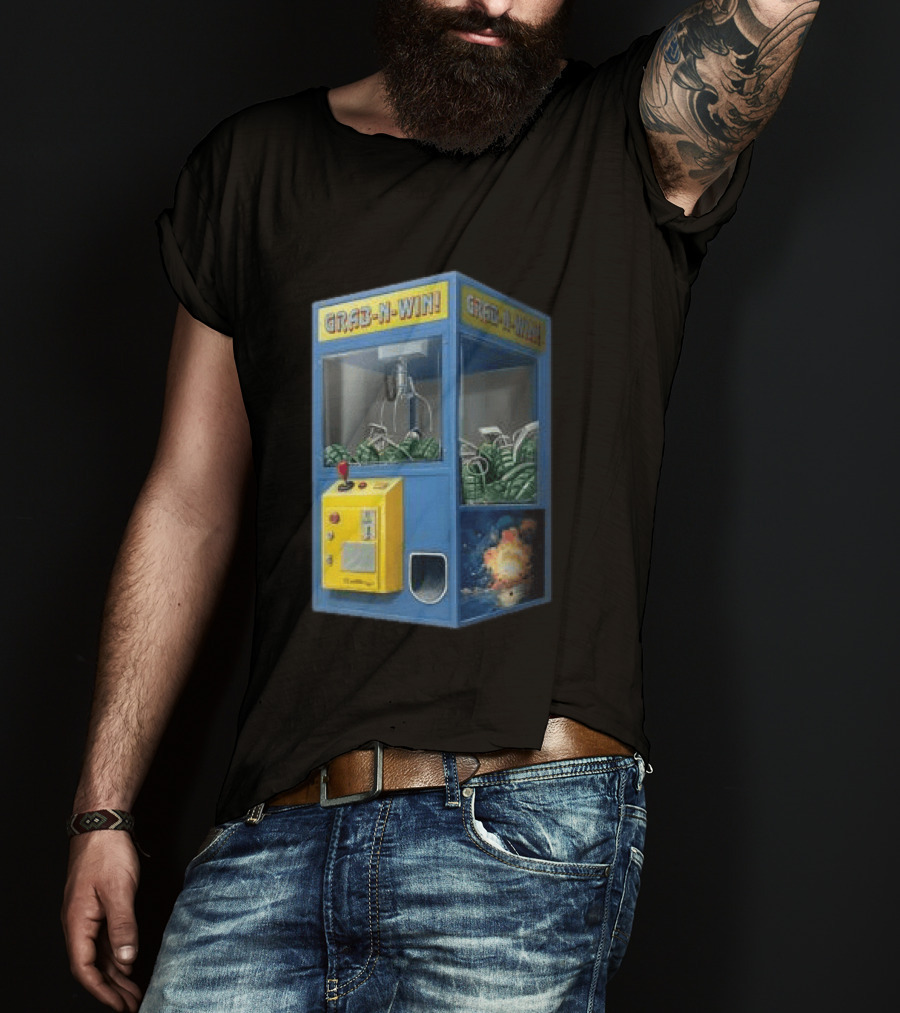 The Wynwood Walls Store Grab N Win Leon Keer Claw Machine Explosion T-Shirt