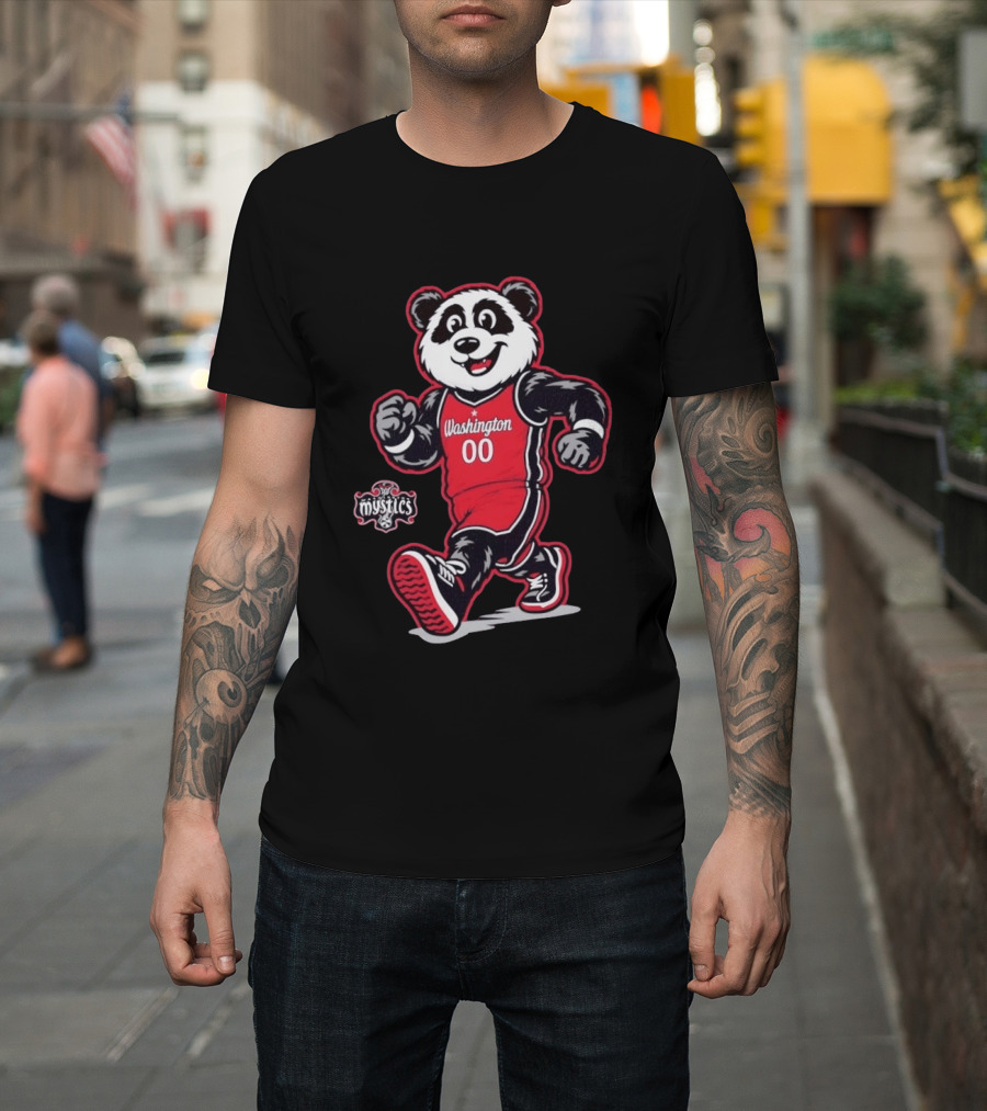 Washington Mystics Panda 00 Jersey T-Shirt
