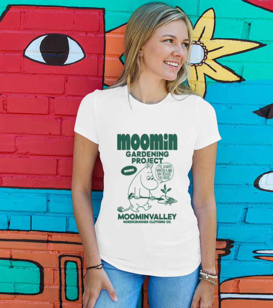Moomin Gardening Project Moominvalley Backstage Rock T-Shirt