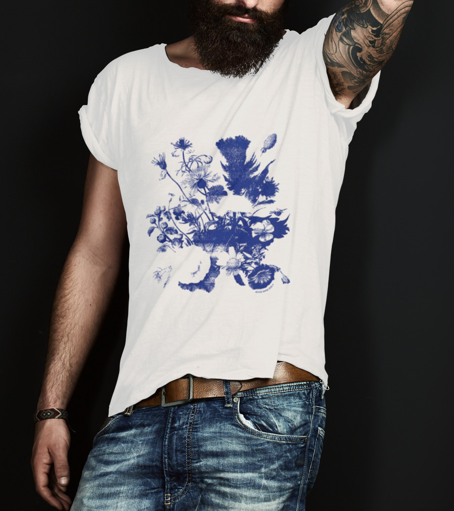 Jessie Ware Superbloom Longsleeve Blue Floral T-Shirt