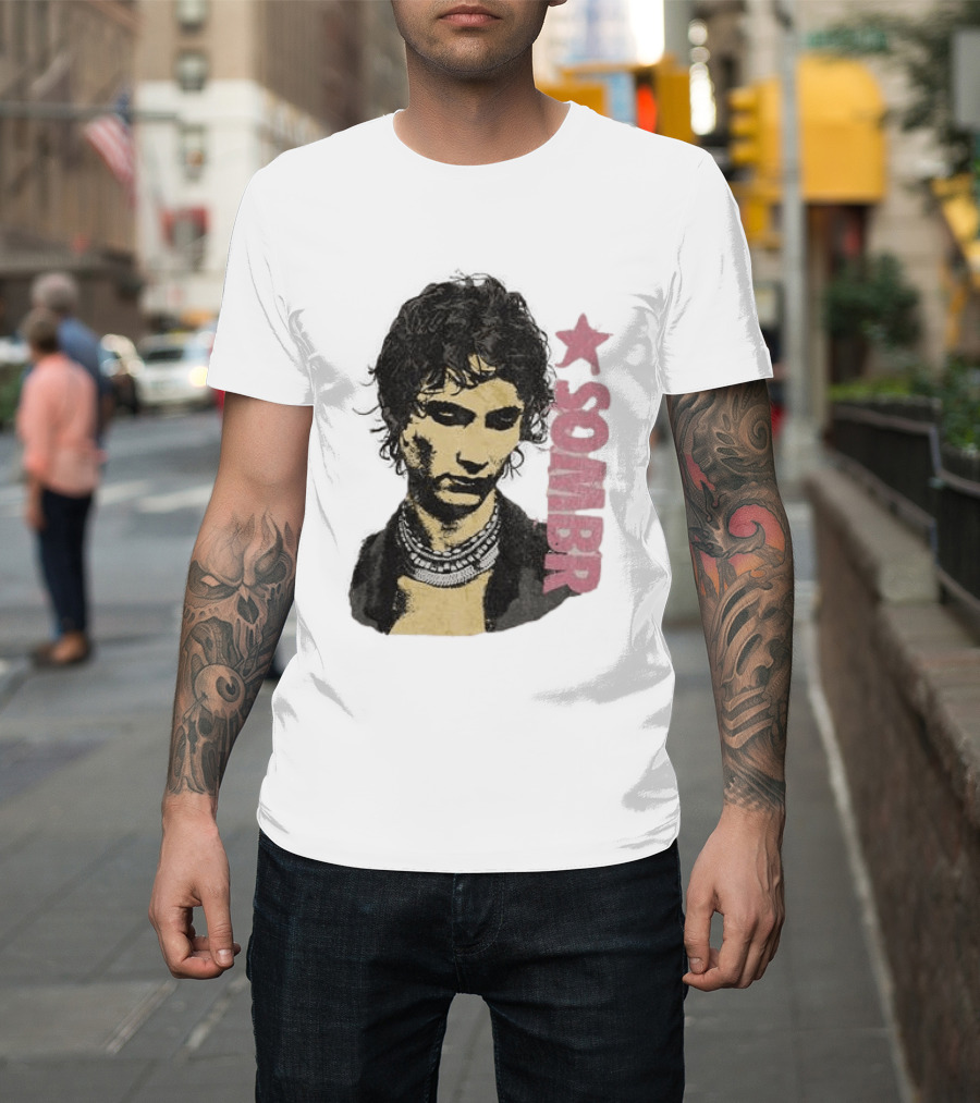 Sombr Store 2026 You Are The Reason Dateback Tour Star T-Shirt