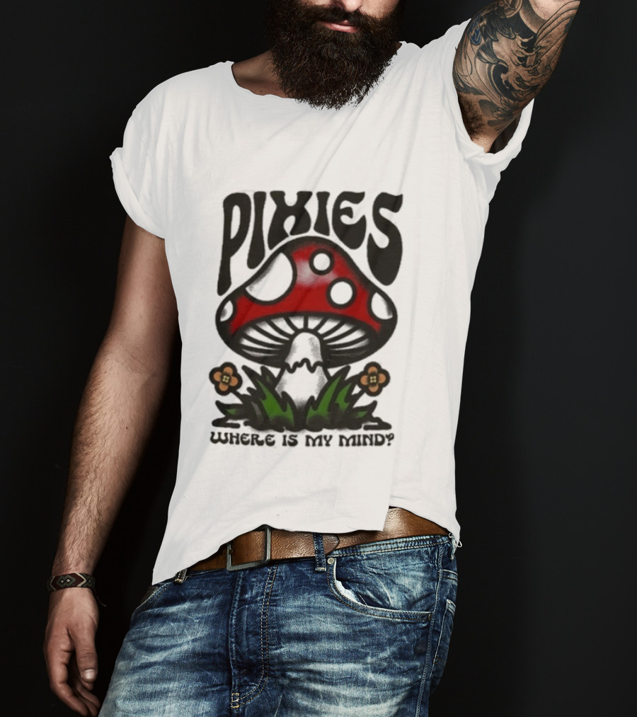 Pixies Where Is My Mind Mushroom T-Shirt