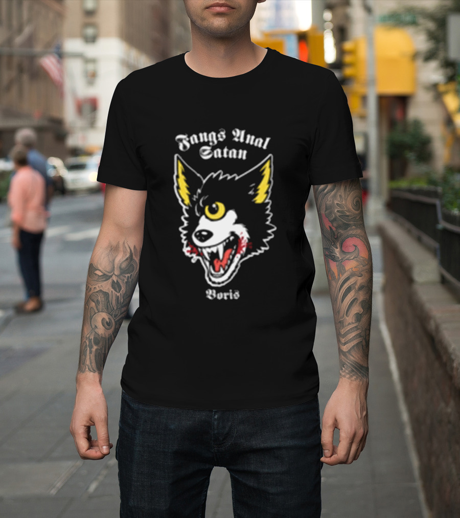 Boris Fangsanalsatan Yellow Eared Wolf Head Tour 2026 T-Shirt