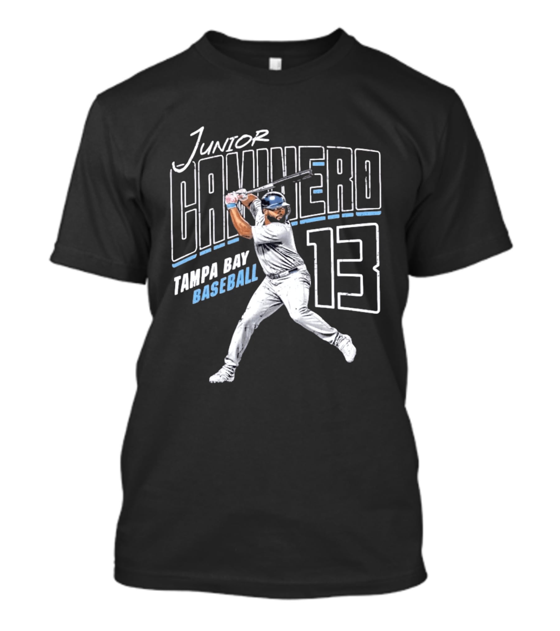 Junior Caminero 13 Tampa Bay Baseball Player T-Shirt