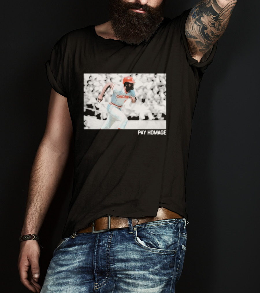 Cincinnati Baseball Legend George Foster Pay Homage T-Shirt