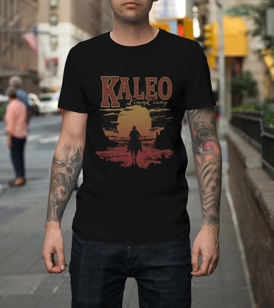 Kaleo Lonely Cowboy Sunset T-Shirt